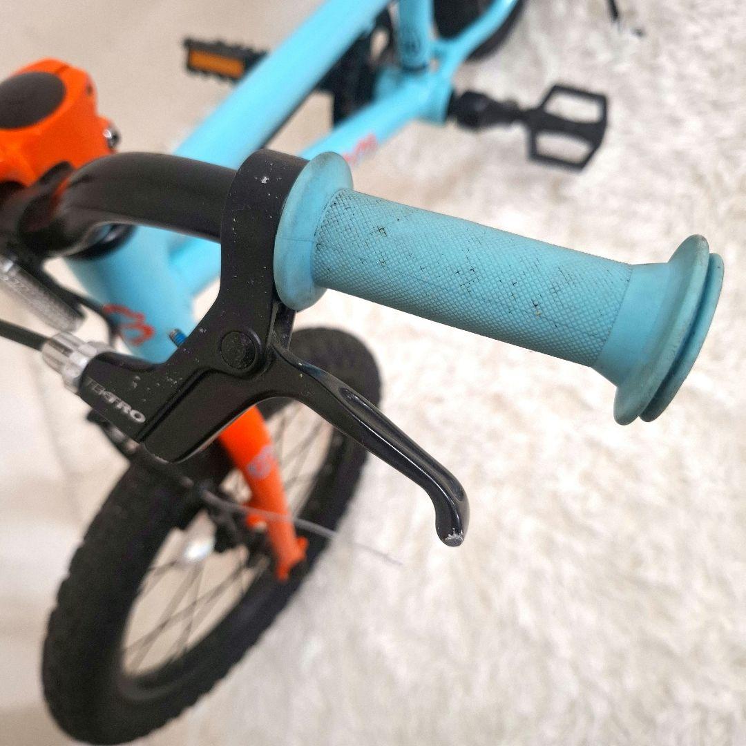 【美品】ヨツバサイクル 16サイズ キッズバイク 補助輪付き