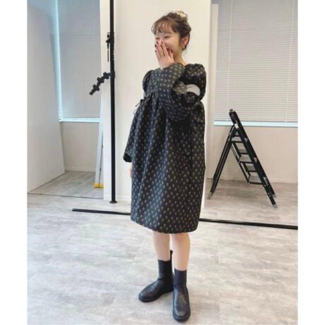 タグ付き 《WEB限定》フラワーミニドレス SLOBE citron.