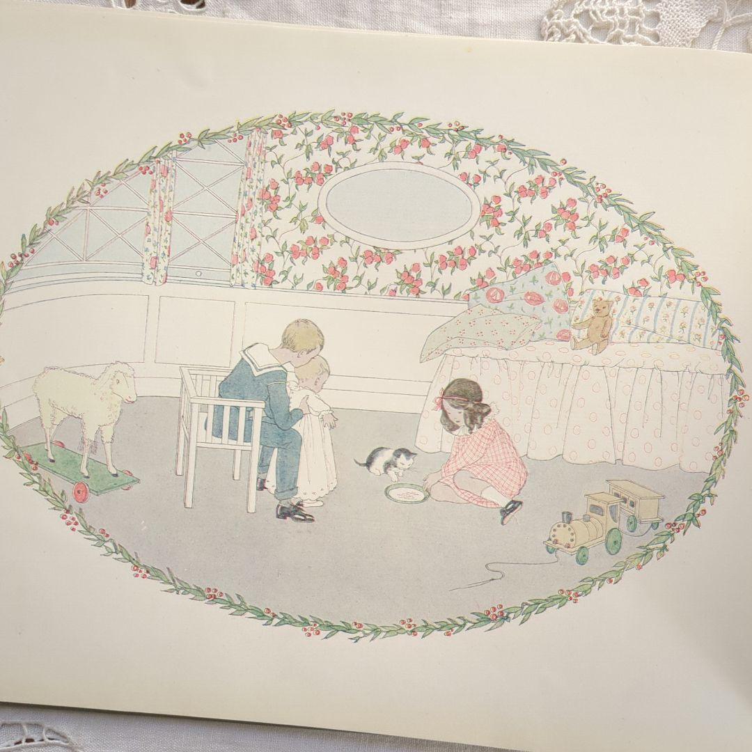 稀少1911アンティーク絵本 洋書古書 児童書 ヴィクトリアン