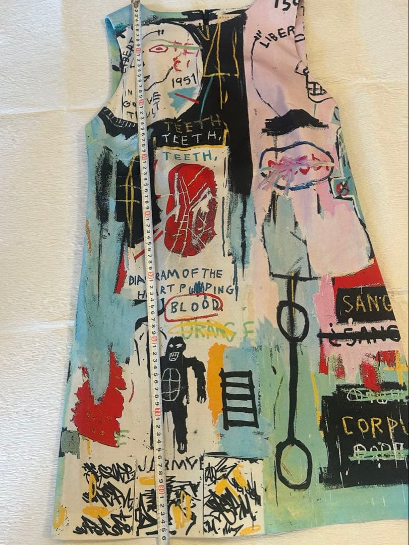 【希少】alice+olivia バスキア コラボ ワンピース アート柄