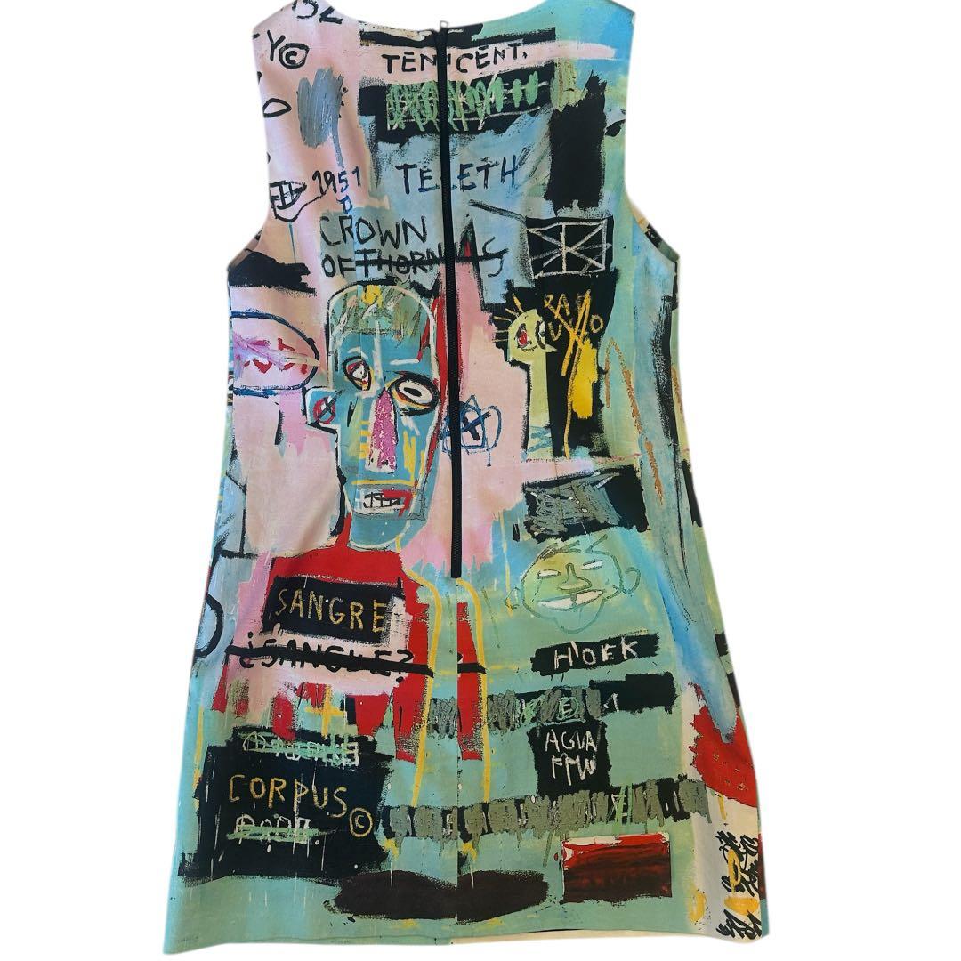 【希少】alice+olivia バスキア コラボ ワンピース アート柄