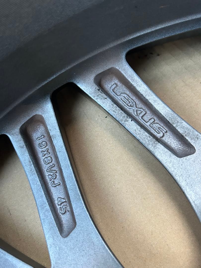 LEXUS純正 メーカーオプションホイール 19インチ 9.5j RC IS