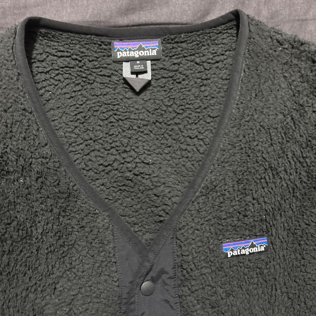 patagoniaパタゴニア ロスガトスベスト フリースベスト M ブラック