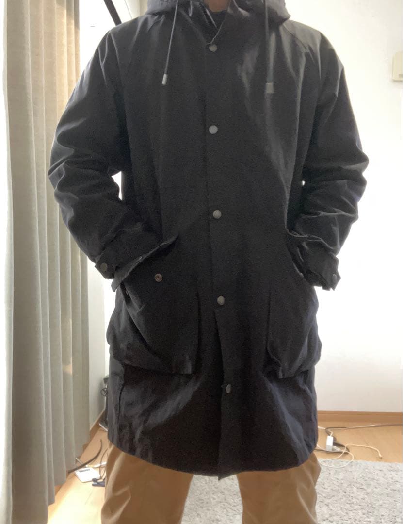 ARAN ブラック スウェーデンアーミーM90モッズコート 60/40クロス