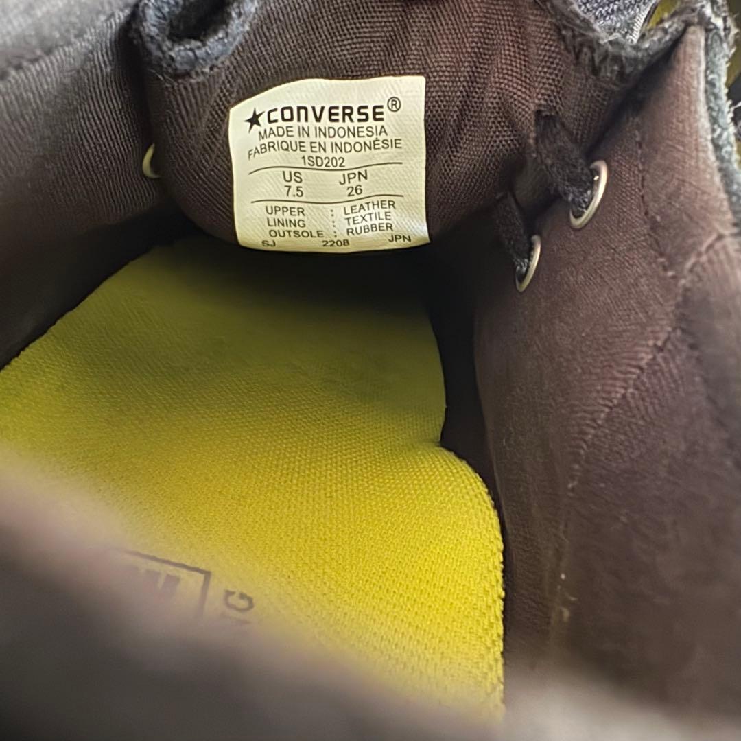 CONVERSE コンバース モカシン デッキシューズ スウェード 黒