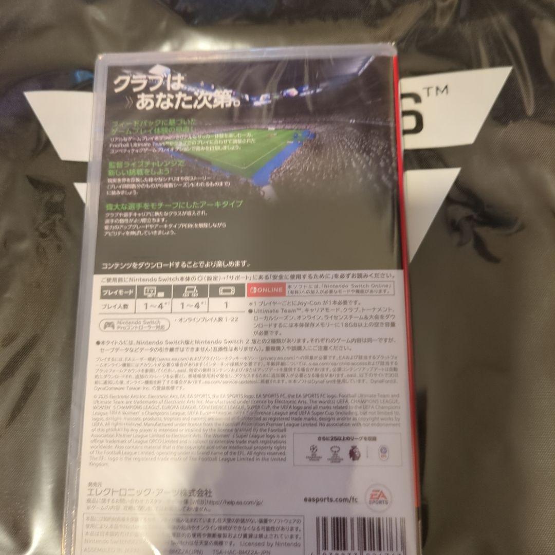 NintendoSwitch EA SPORTS FC26 特典付き新品未使用