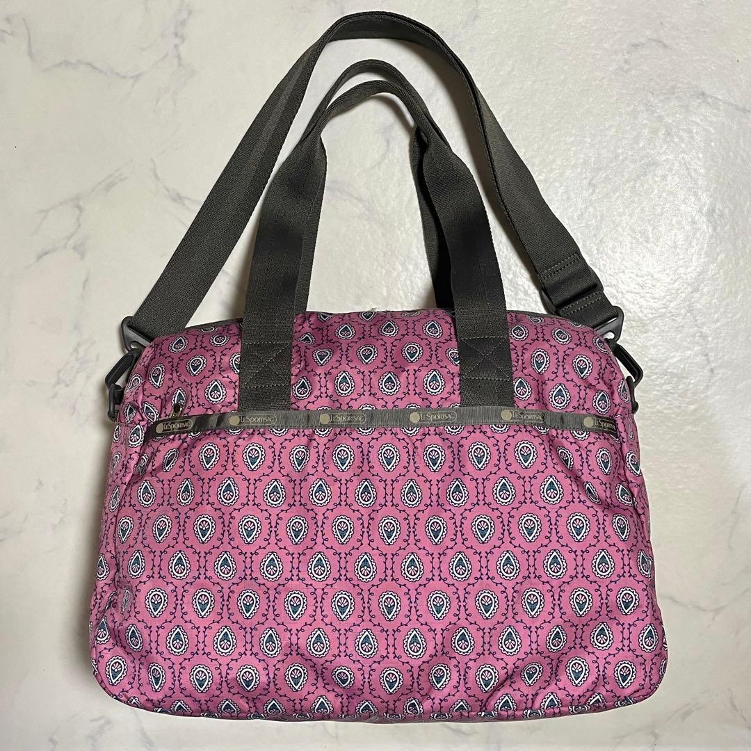 美品♪レスポートサック2wayショルダーバッグ キャリーオン アルルピンク
