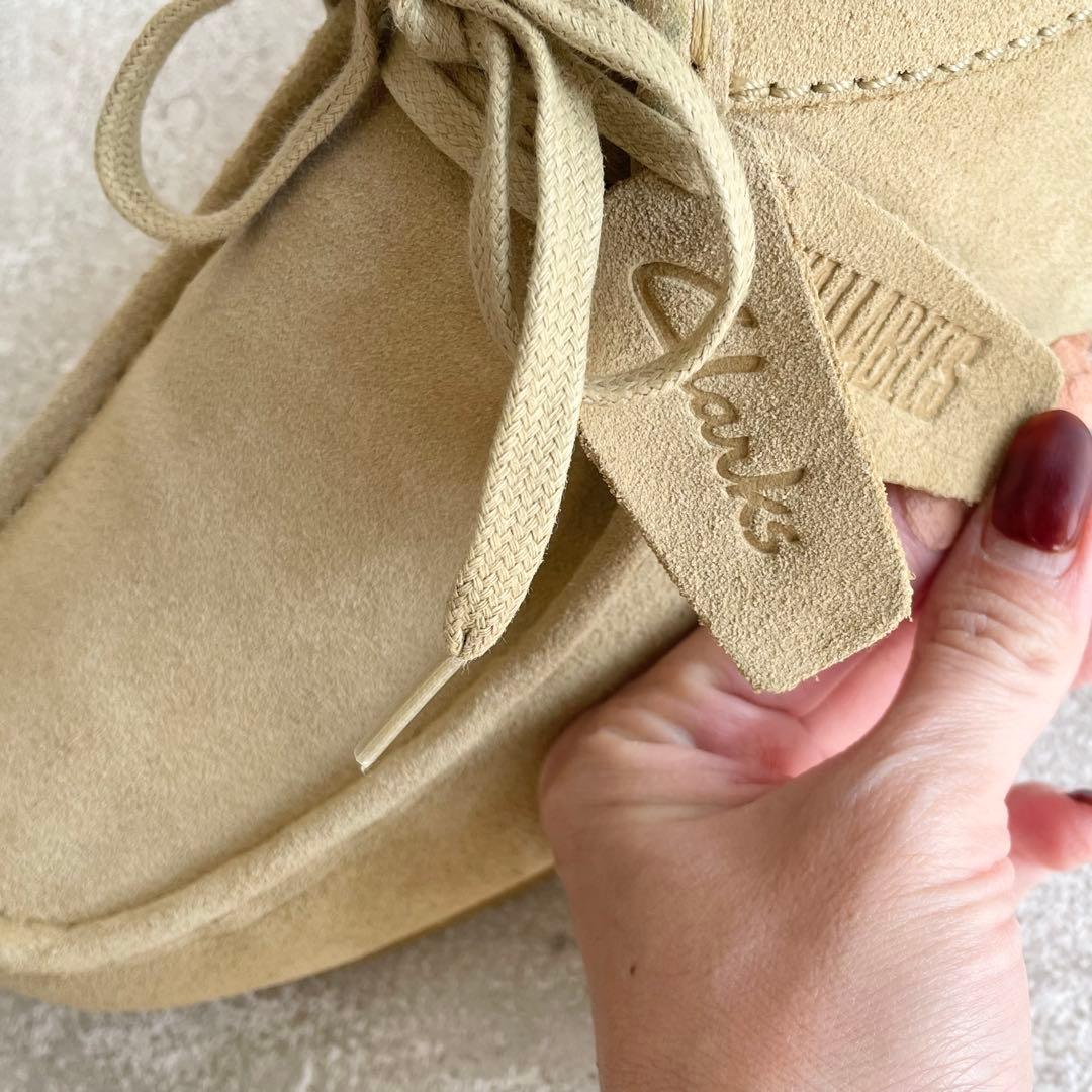 Clarks クラークス ワラビー スエード ベージュ UK10 28cm