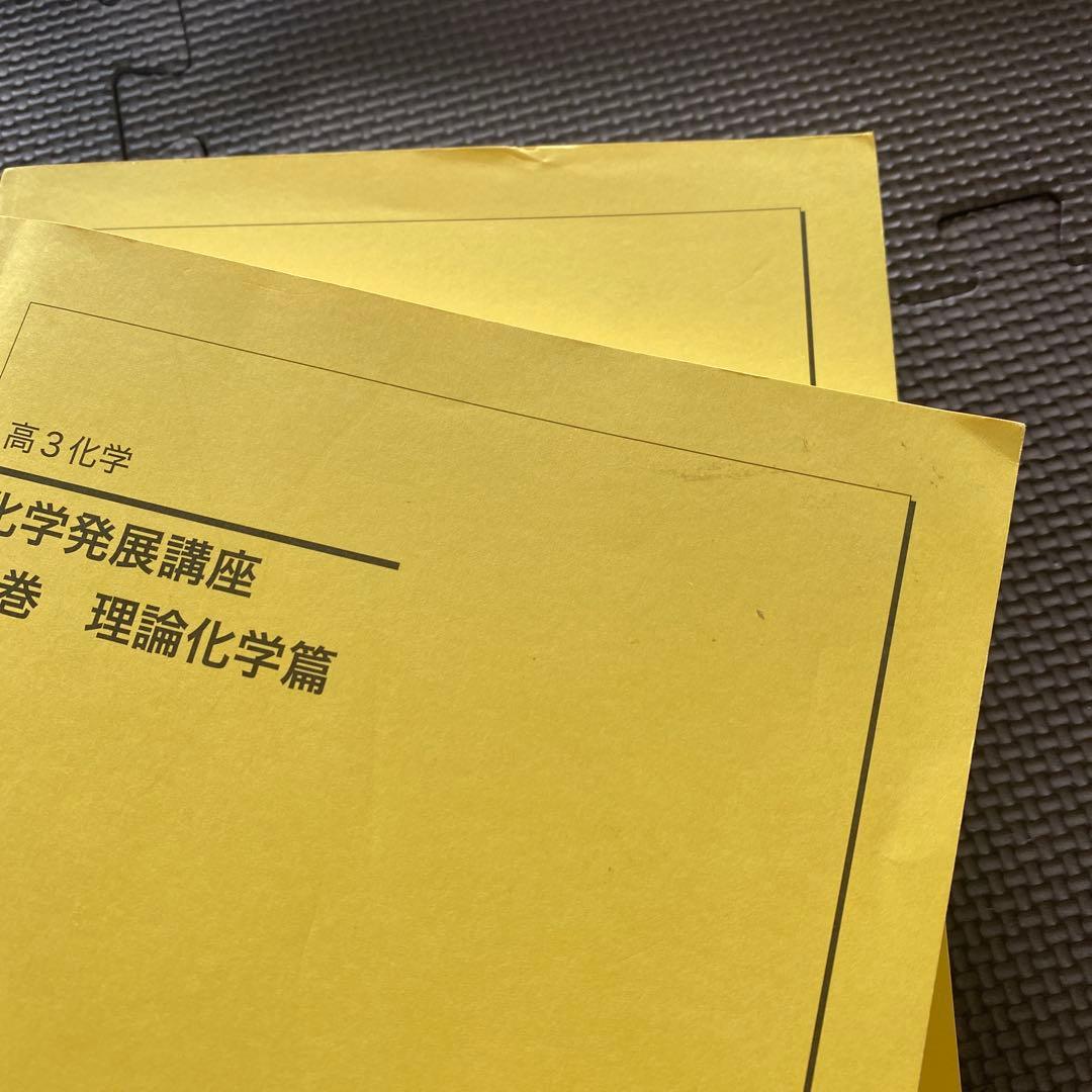 【新課程対応】鉄緑会化学科テキスト 高3化学 化学発展講座 上巻・下巻2024年