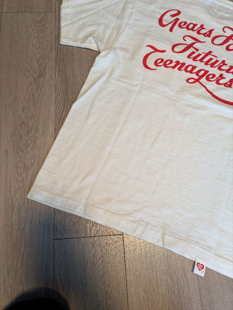 ヒューマンメイド ハート ホワイトTシャツ xl