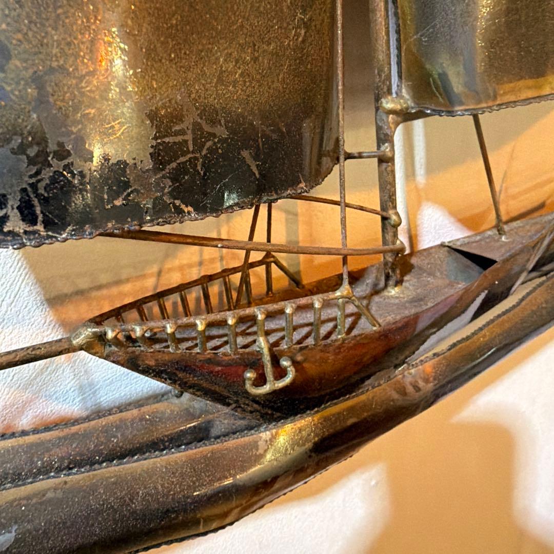 60s Curtis Jere ミッドセンチュリー　ウォールスカルプチャー壁掛け