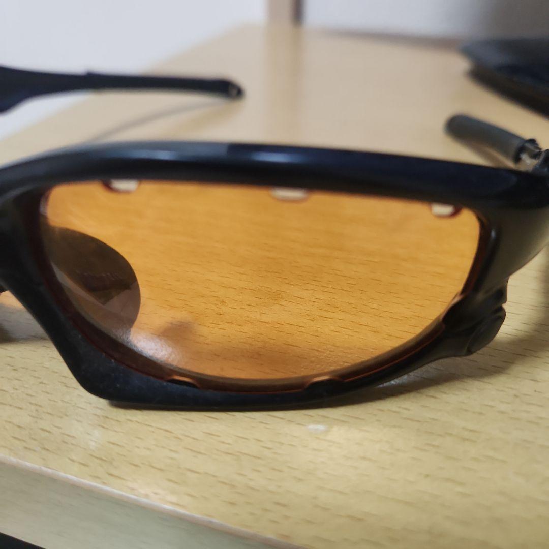 Oakley スポーツサングラス オレンジレンズ