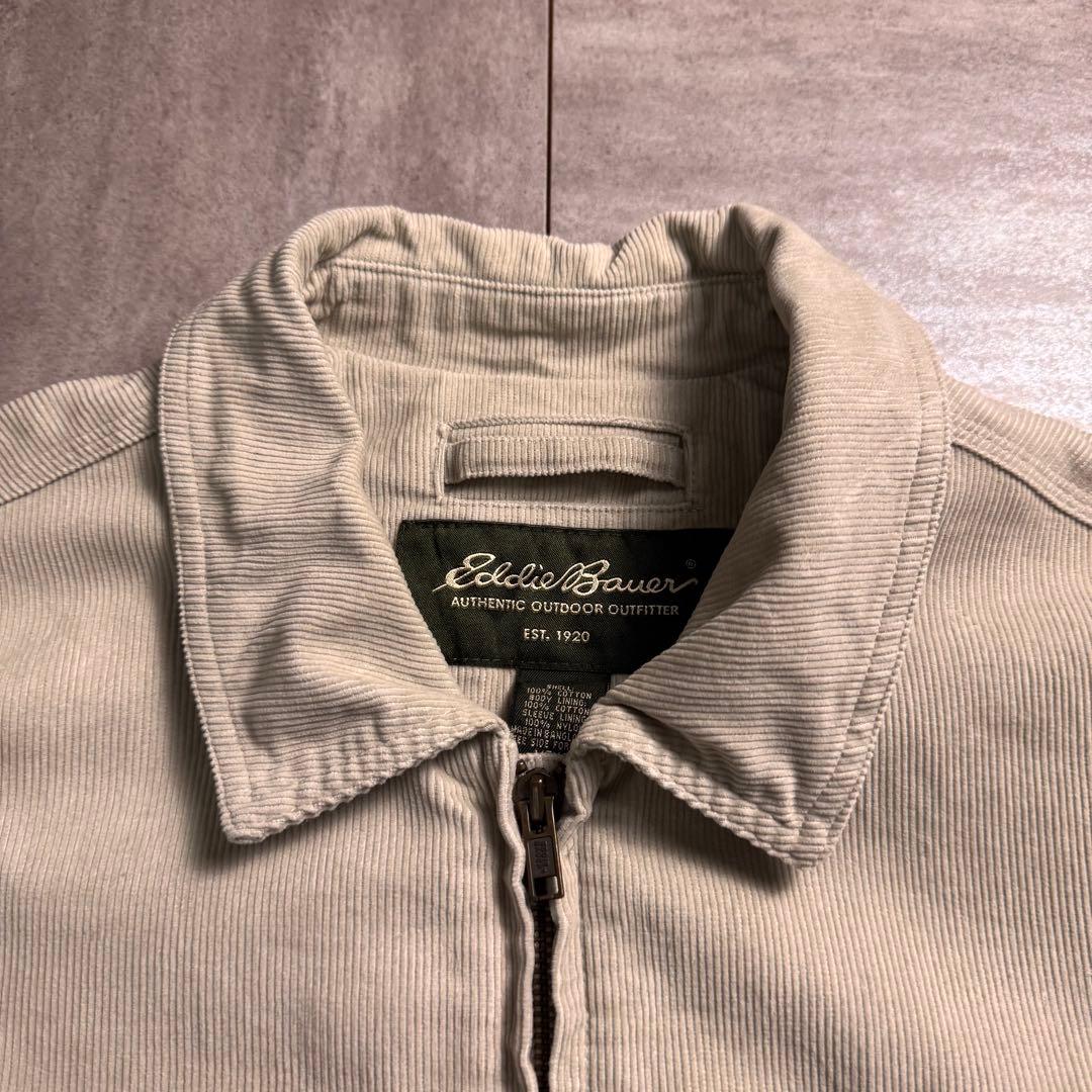 【90's】EddieBauer コーデュロイワークジャケット　　ブルゾン　M