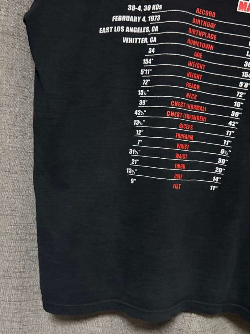 00s 2007 デラホーヤ メイウェザー ボクシング Tシャツ