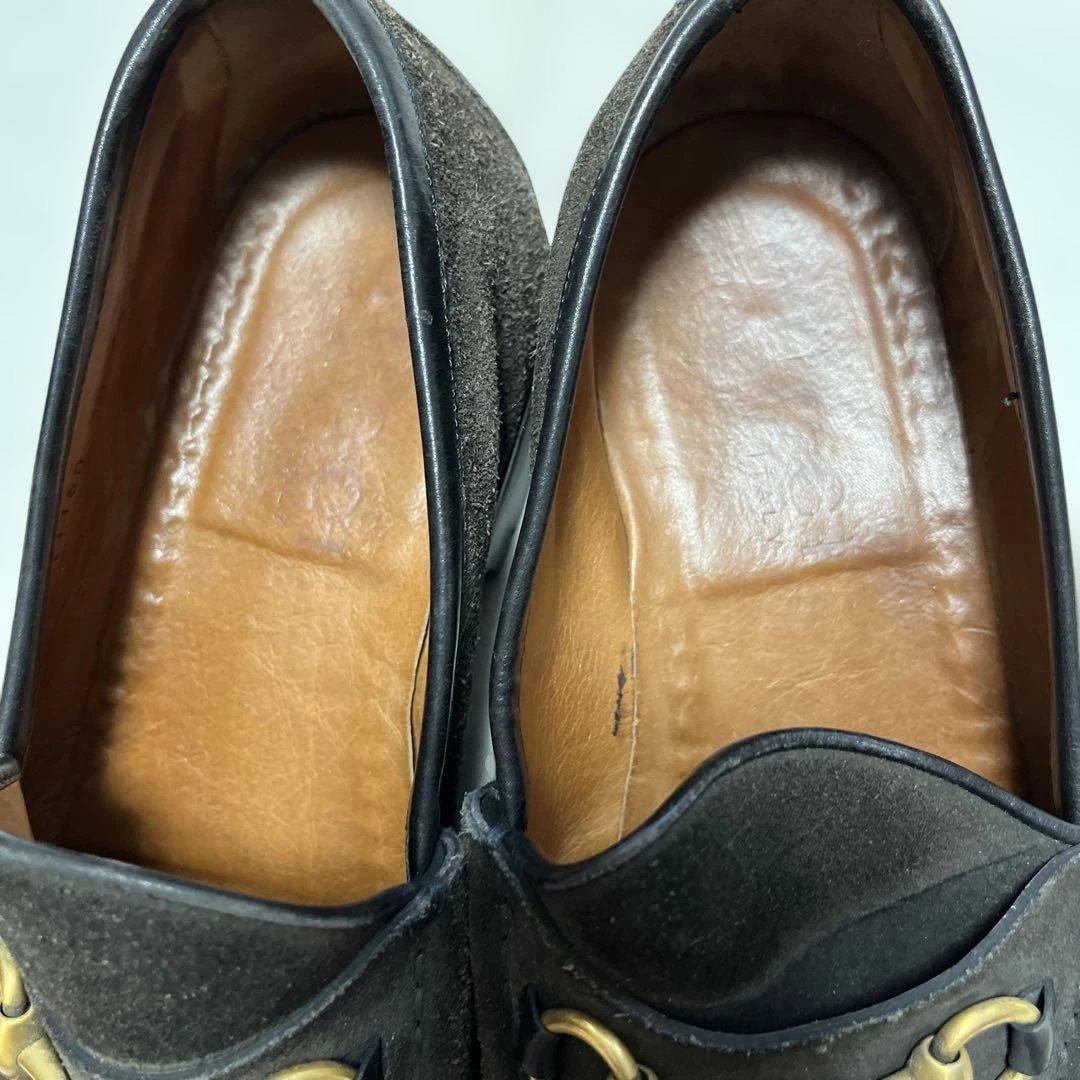 グッチ　ホースビット　ローファー スウェードGUCCI　41.5