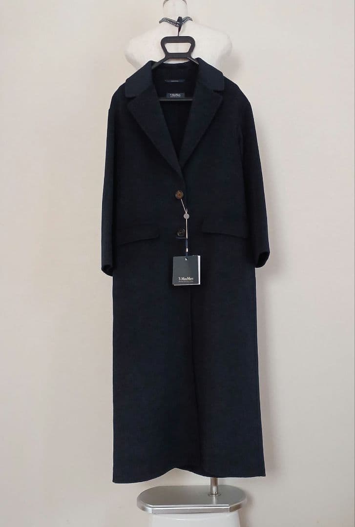 S MaxMara エスマックスマーラ☆100％バージンウール コート36未使用