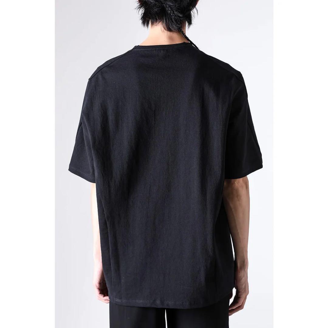 DEVOA Short Sleeve Pigment Dye Jersey黒2