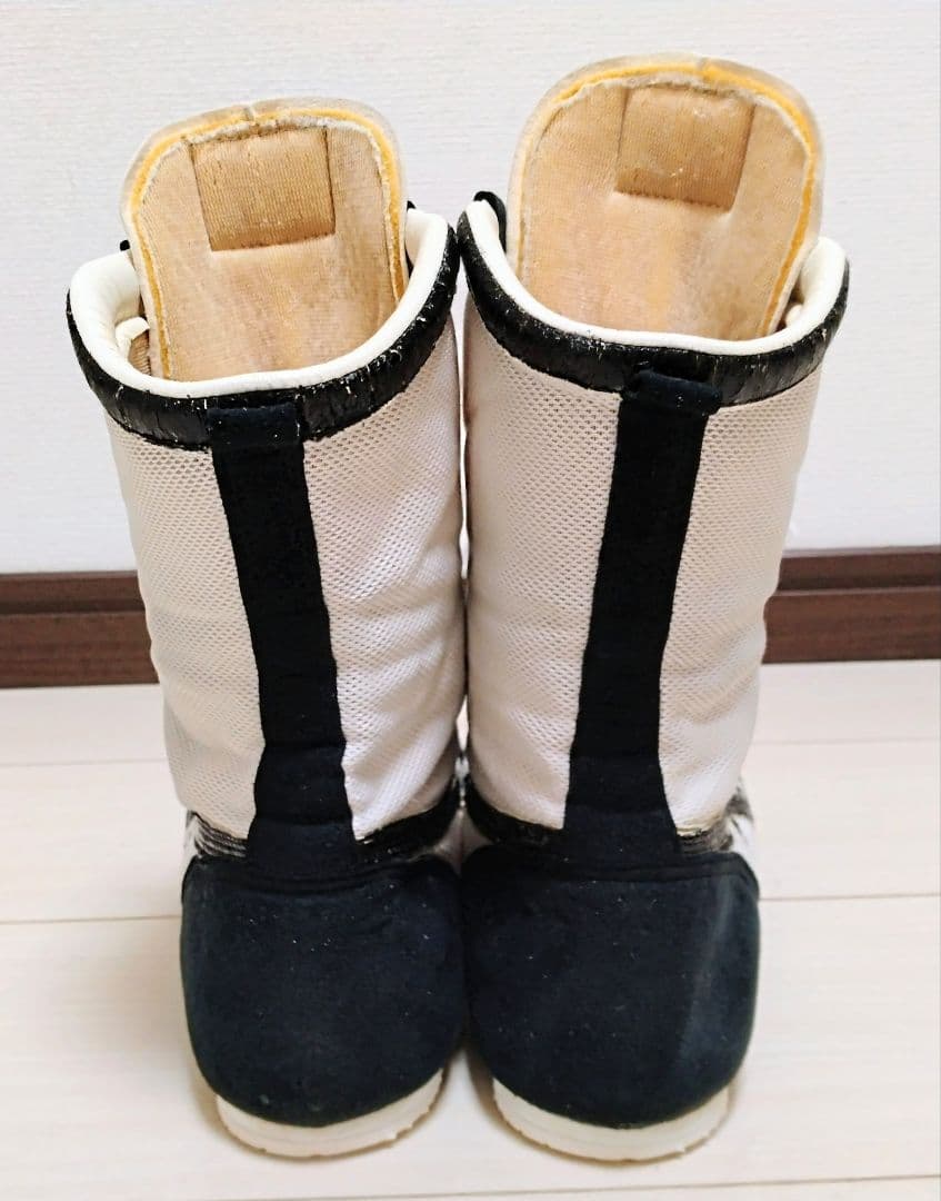 【ソール交換済】アシックス ボクシングシューズ 白ロング 27cm