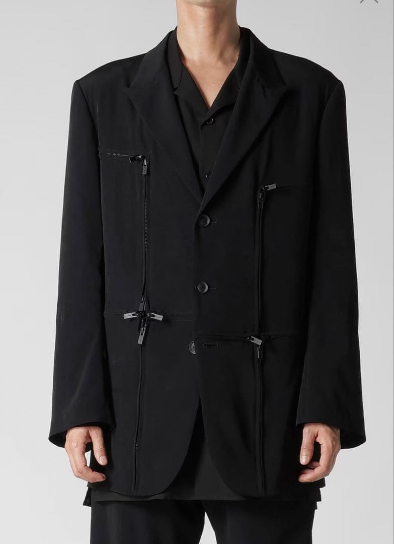 ヨウジヤマモト TA TUXEDO ZIP DETAIL JACKET25SS