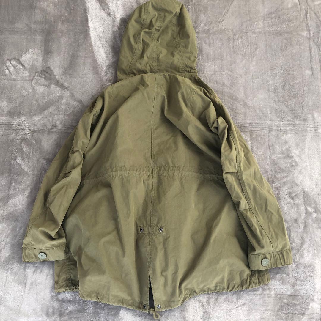 フリークスストアモッズコートボアライナー付きオリーブ FREAK’S store