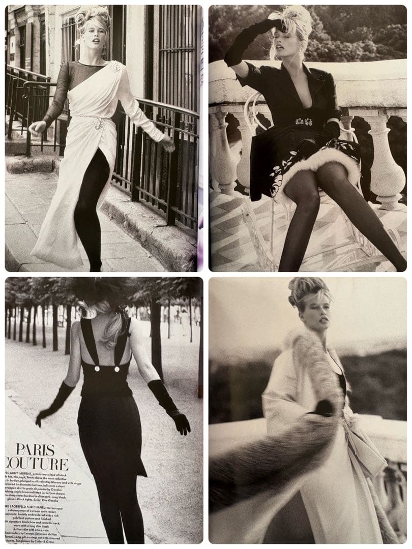 VOGUE UK版　レア1989年10月特大号　クラウディア・シファー