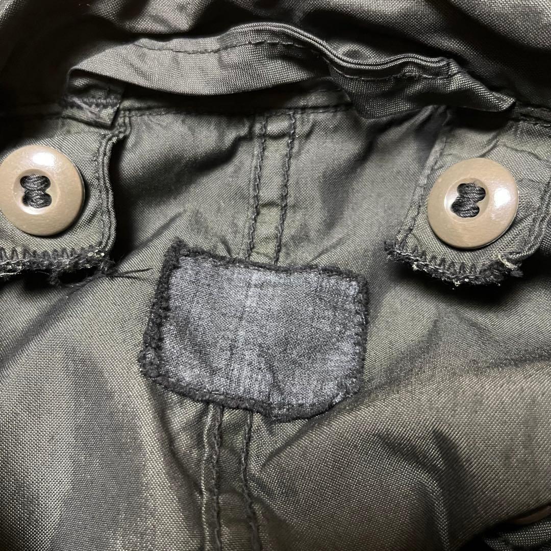 シ*ン様 黒染め アルミジップ U.S.ARMY M65 フィッシュテールパーカ