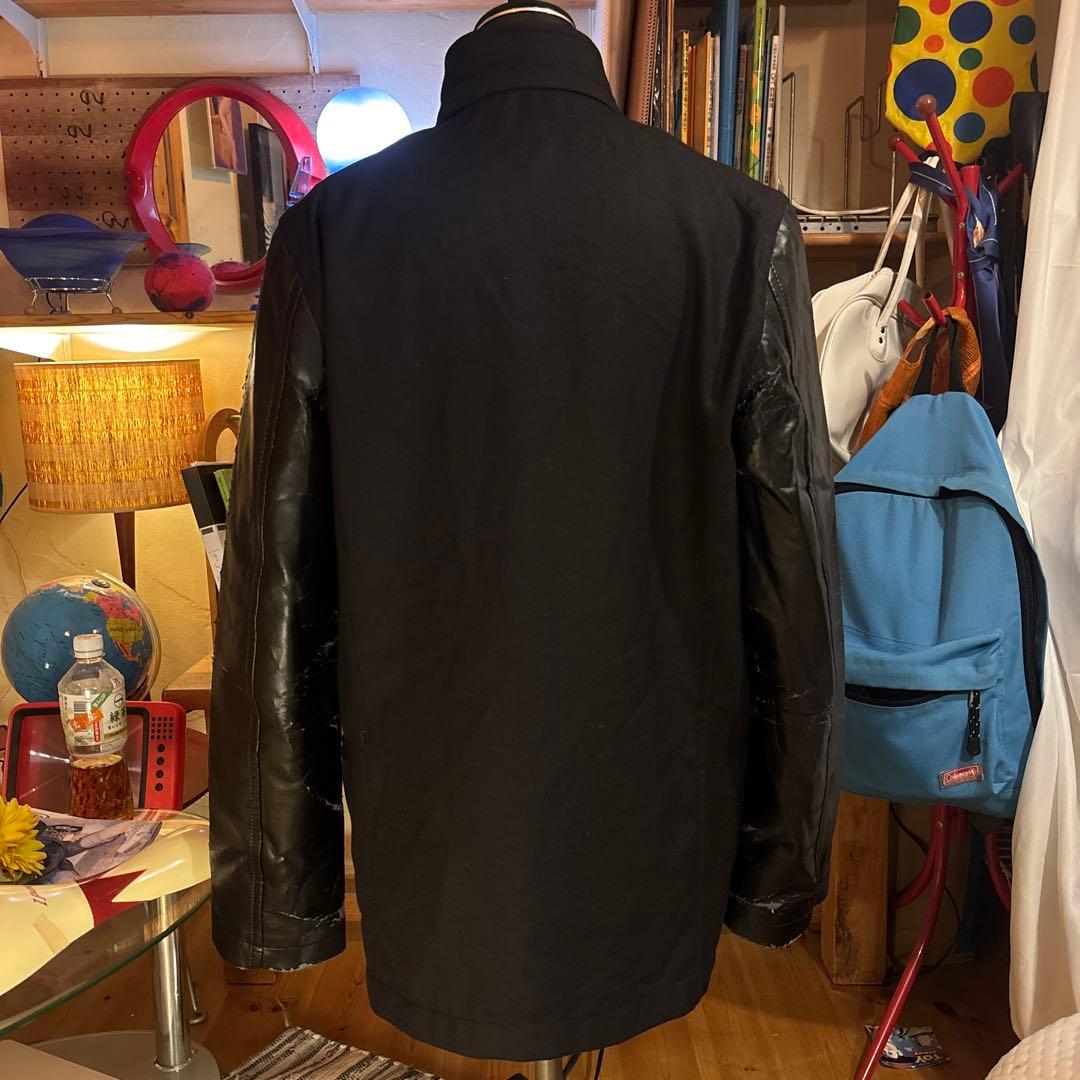 COMME des GARÇONS SHIRT 16aw テーラード袖切替レザー