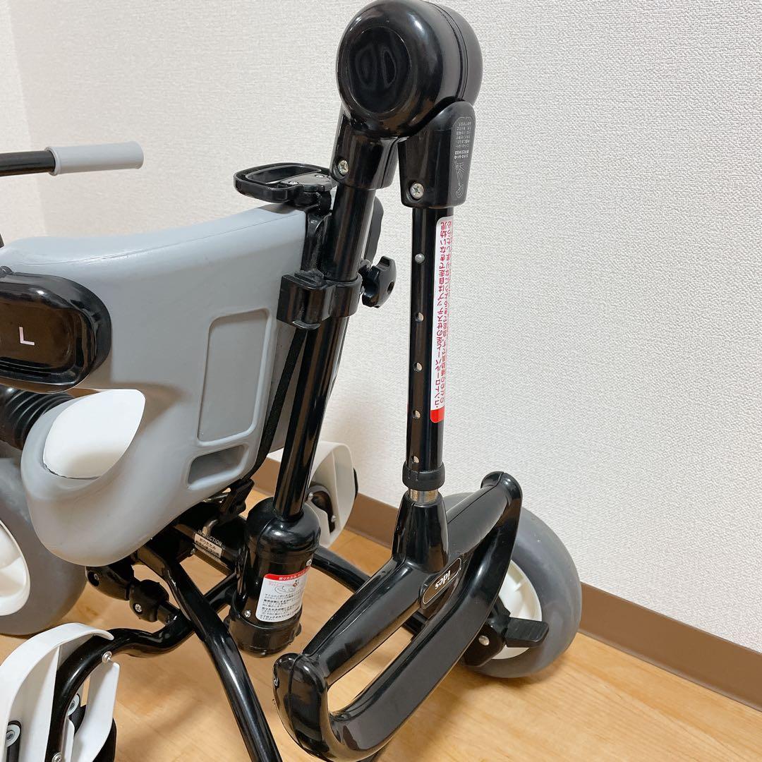 IDES 折りたたみおさんぽコンポ　三輪車　スケーター　トイザらス　グレー
