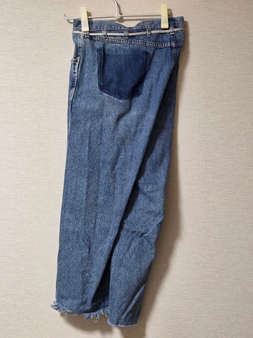 メゾンエウレカ ヴィンテージリワークバギーパンツ Sサイズ 美品