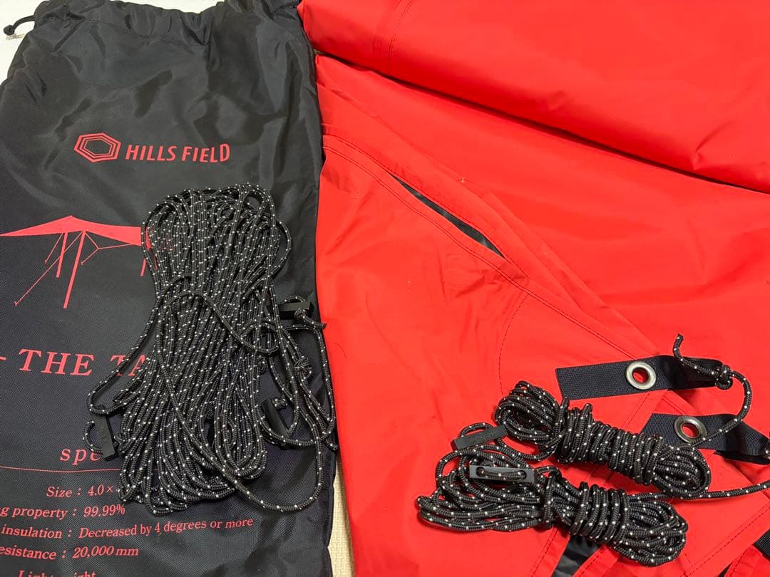 ポ*ン様 HILLS FIELD ヒルズフィールド THE TARP red