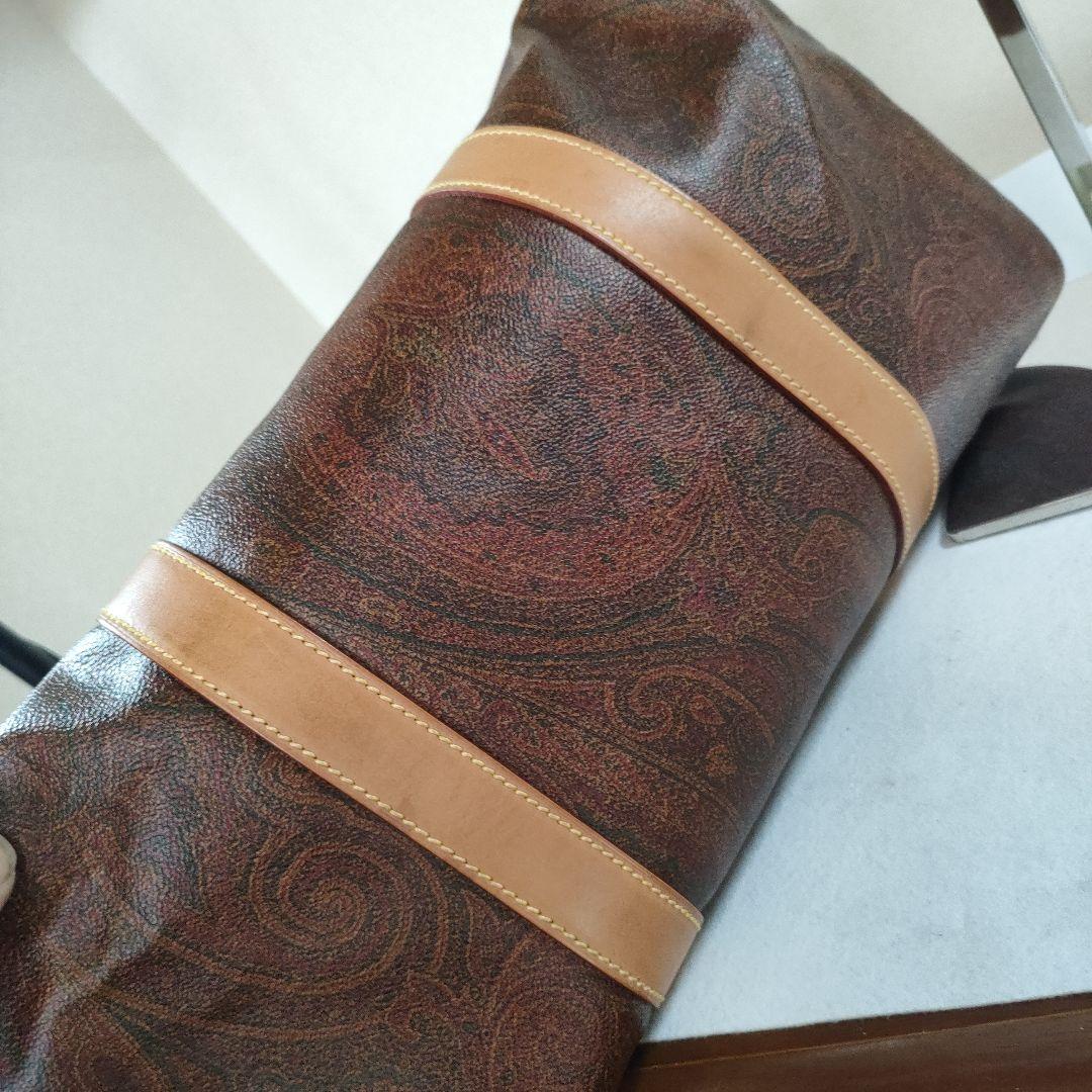 あ　ETRO　エトロ　ペイズリー柄　ボストンバッグ