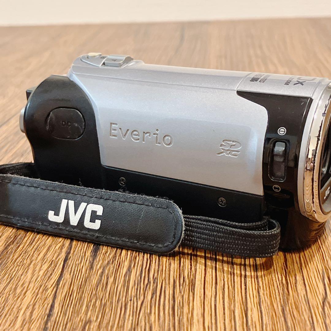 動作品　JVC フルHD ビデオカメラ Everio GZ-E100-S