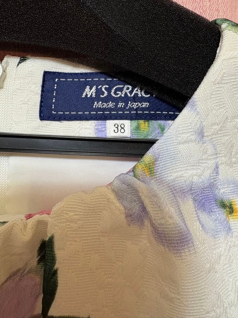 M'S GRACY フラワープリント ワンピース 38サイズ