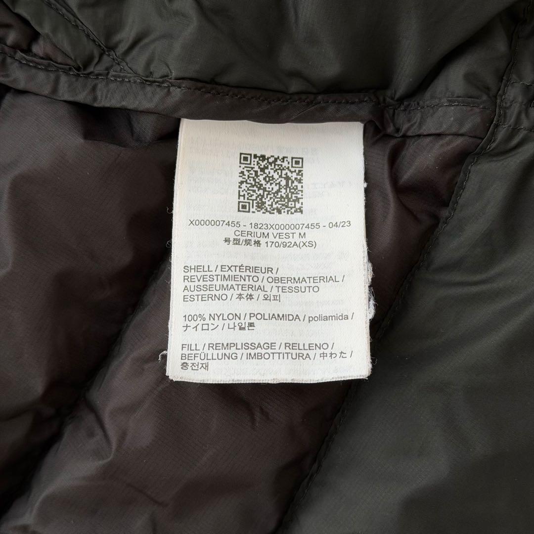 arc'teryx cerium vest アークテリクス セリウムベスト XS