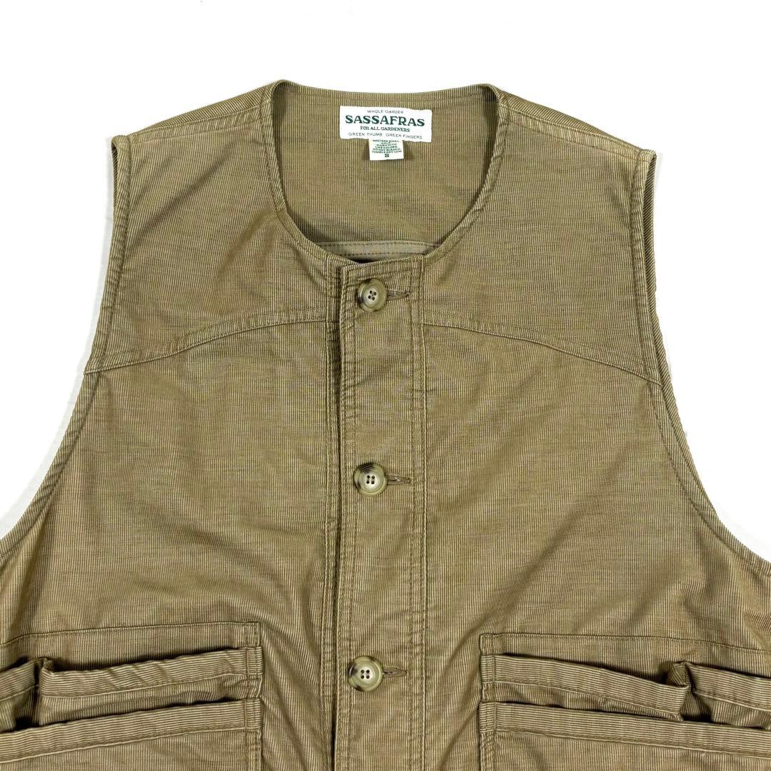 人気 SASSAFRAS OVERGROWN HIKER VEST S SIZE