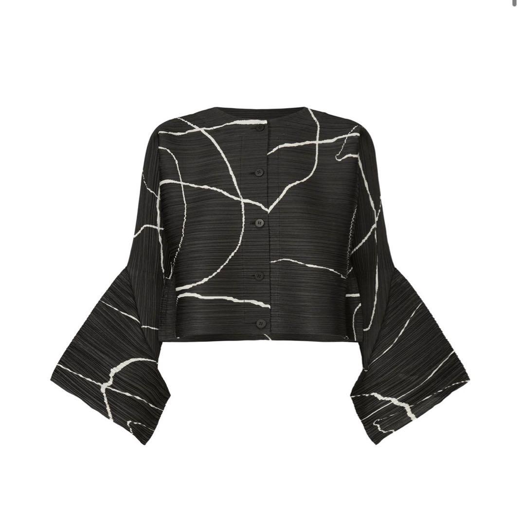 PLEATS PLEASE ISSEY MIYAKE PAUSE カーディガン