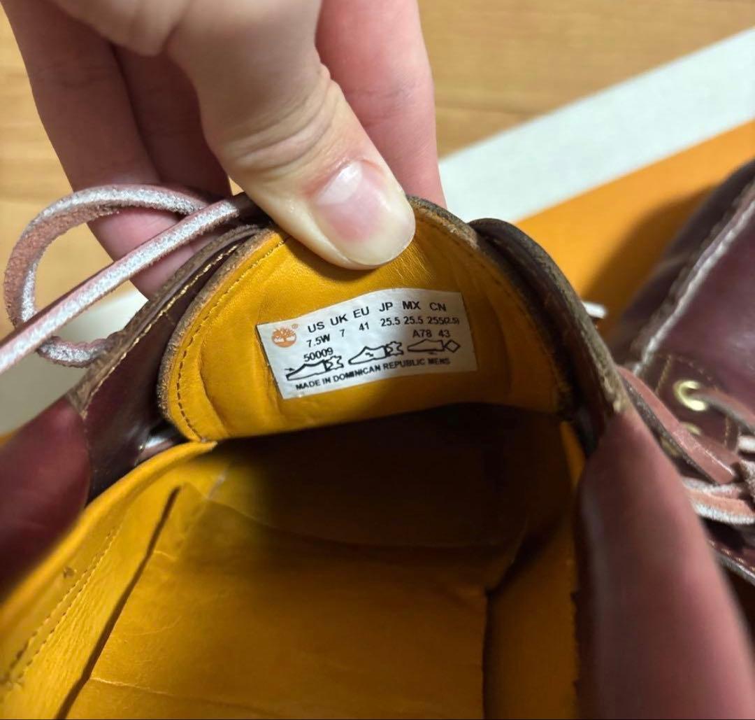 Timberland デッキシューズ 3eye モカシン
