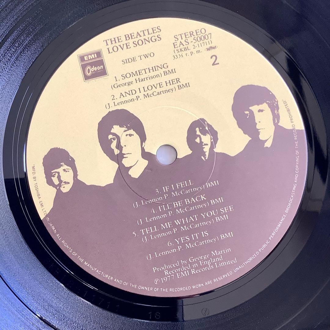 極美品! ビートルズ1977年発売初版盤 BEATLES ラブ・ソングス 2枚組