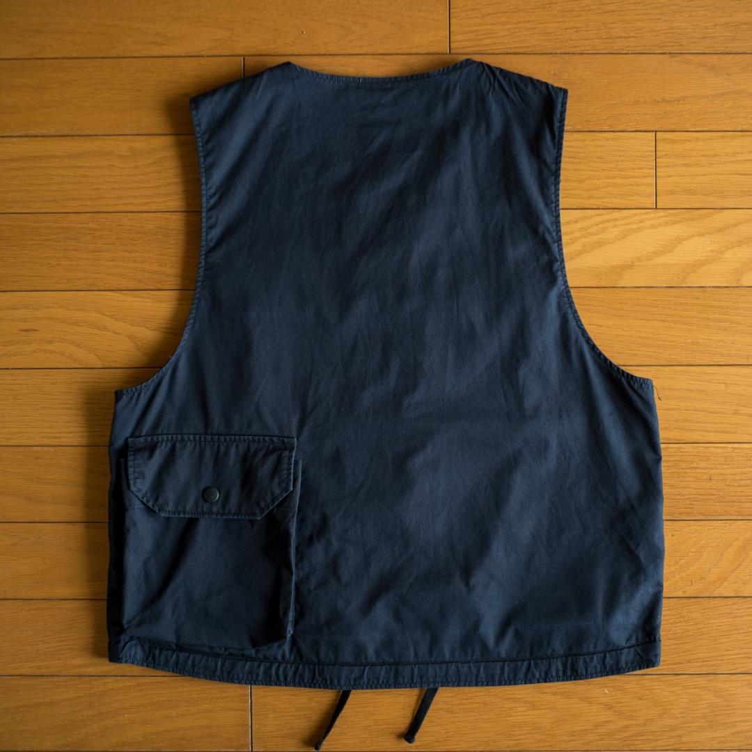 エンジニアードガーメンツ Cover Vest ハイカウントツイル ブラック S