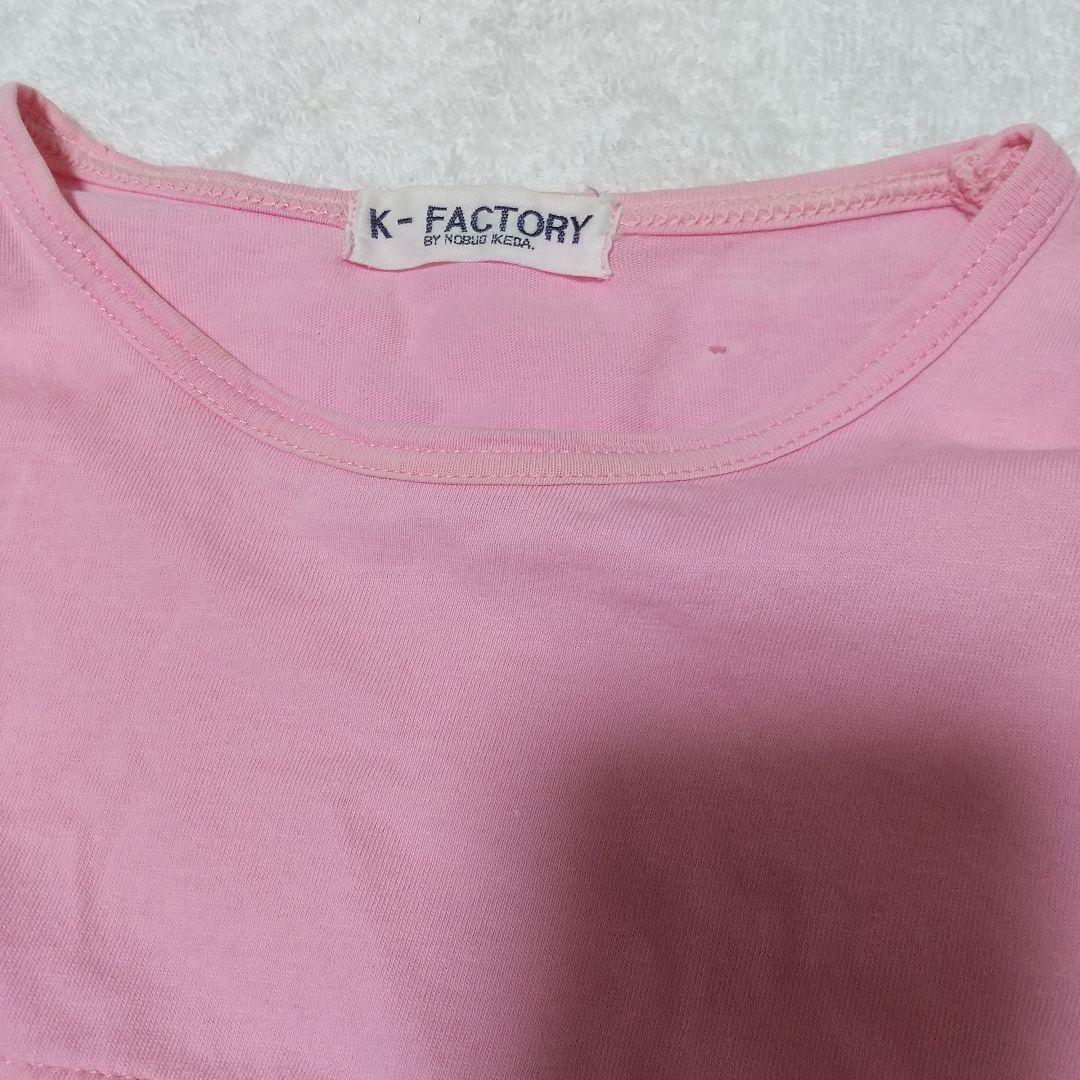 K-FACTORY イケダノブオ Tシャツ 80年代 ケーファクトリー ピンク