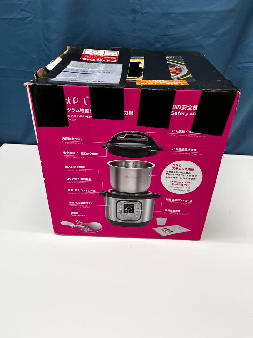 【未使用】Instant Pot Duo mini 電気圧力鍋