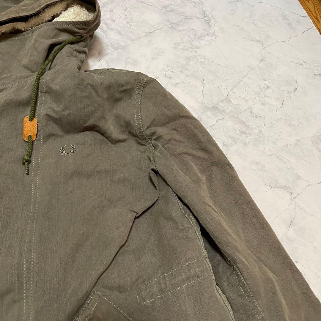 Fred Perry フレッドペリーF2277 モッズコート カーキー M
