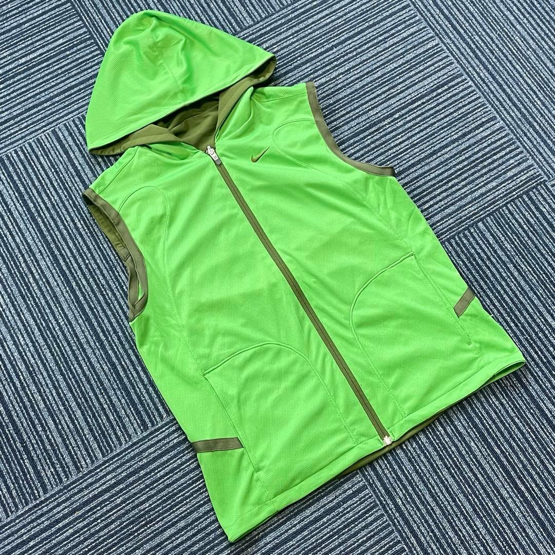 NIKE Tony Spackman リバーシブル フードベスト Y2K テック