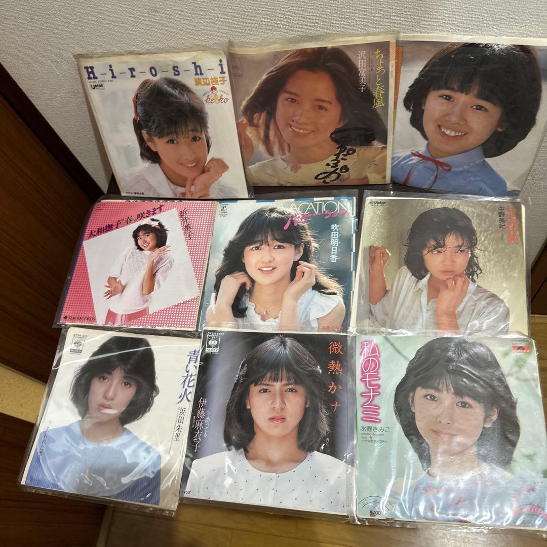 80年代邦楽 シングルレコード コレクション　B級アイドル