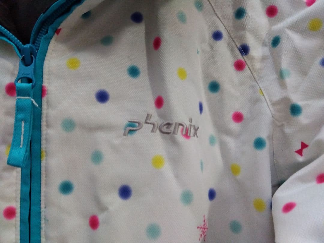 中古美品　phenix スキーウェア 上下セット 160　レディス　女の子　女性