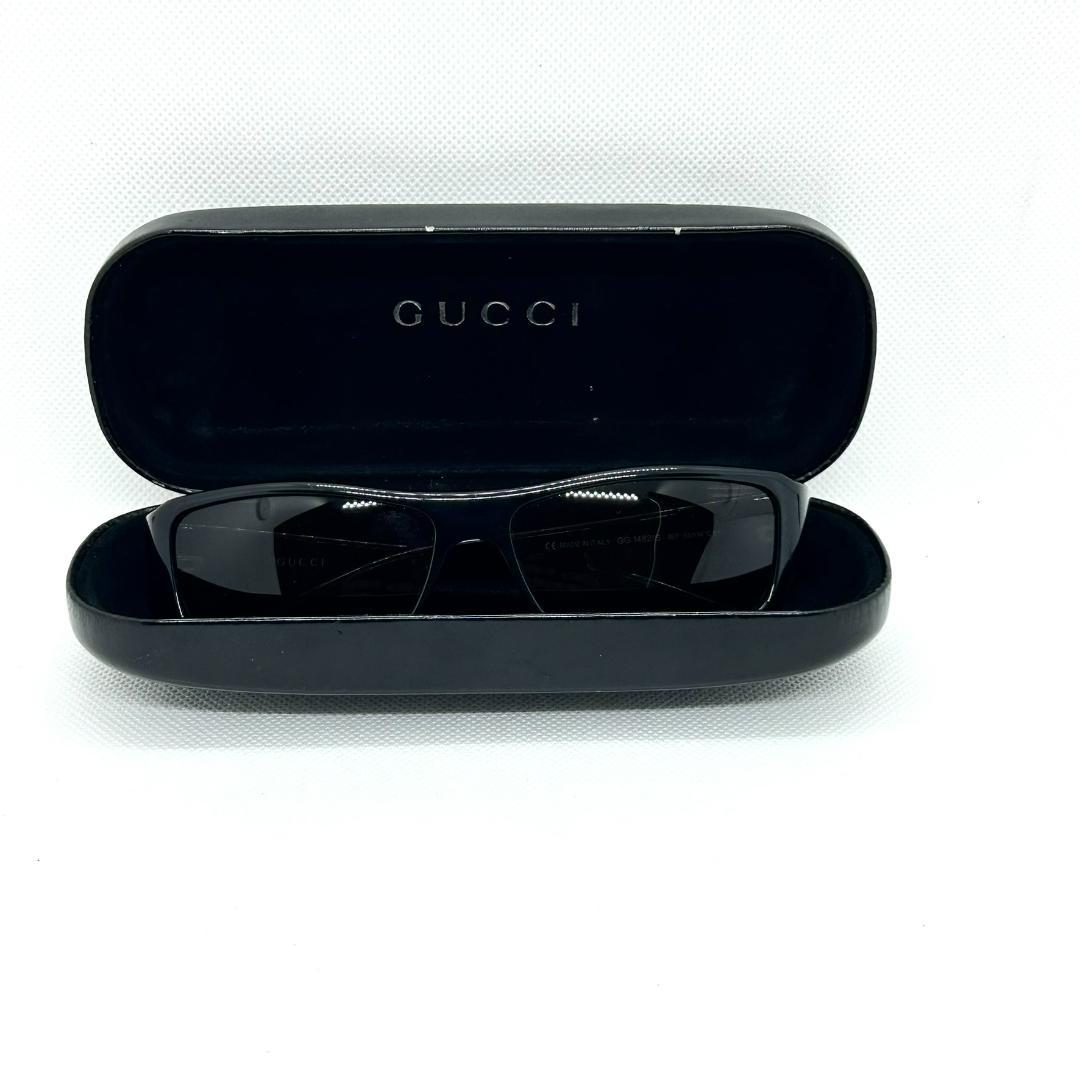 GUCCI GG1482/S ブラック サングラス ロゴ インターロッキング