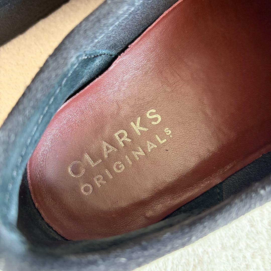 あくたん Clarks originals ワラビーシューズ ブラック