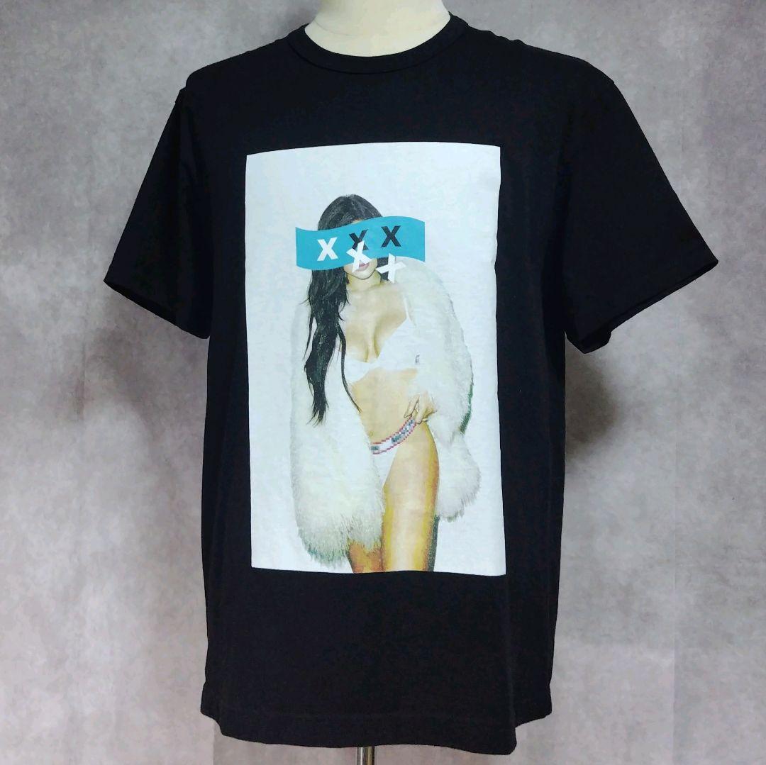 GOD SELECTION XXX Tシャツ　フォト　Lサイズ　ブラック
