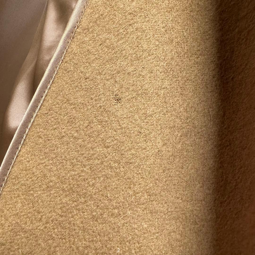 【新品未使用】カシミヤ100% ロング コート 11号 ベージュ 難あり
