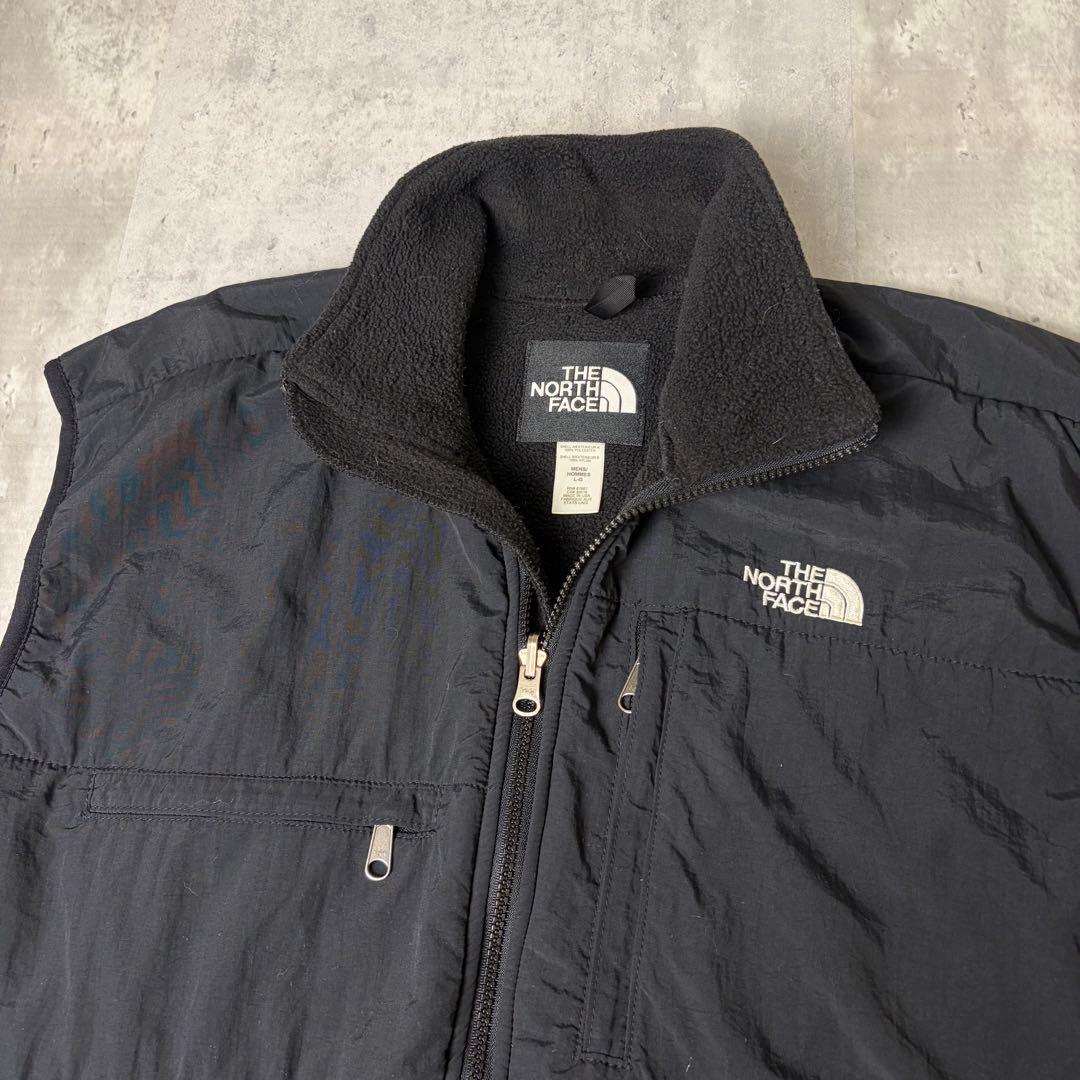 USA製 THE NORTH FACE フリースベスト デナリベスト L 黒